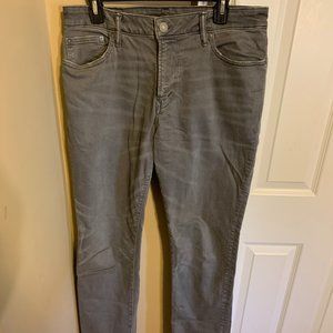 American Eagle Next Level Flex Slim Fit Gray Chino Pants - 32x34